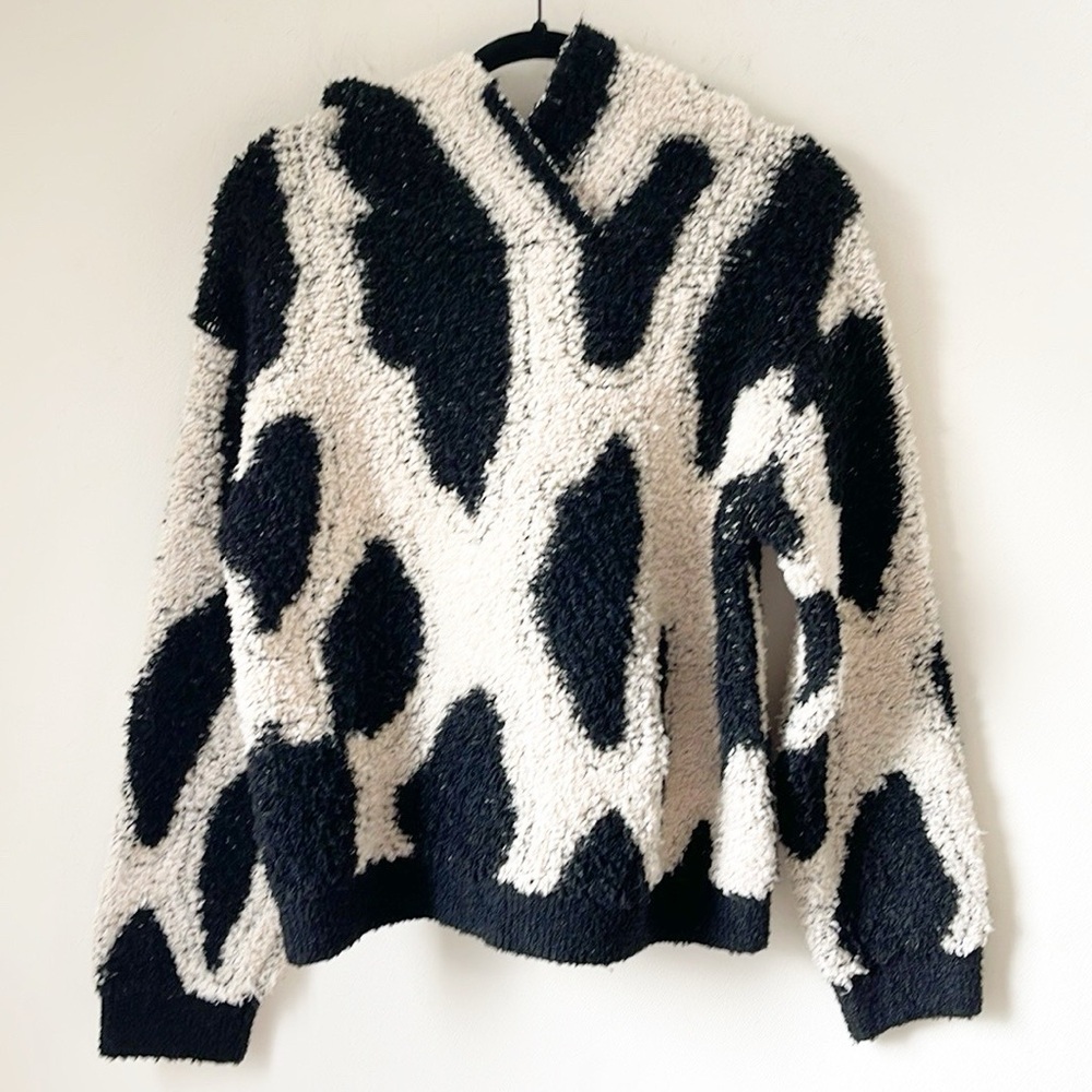 Sandy Liang X Target Leopard Print Sherpa Hooded … - image 8